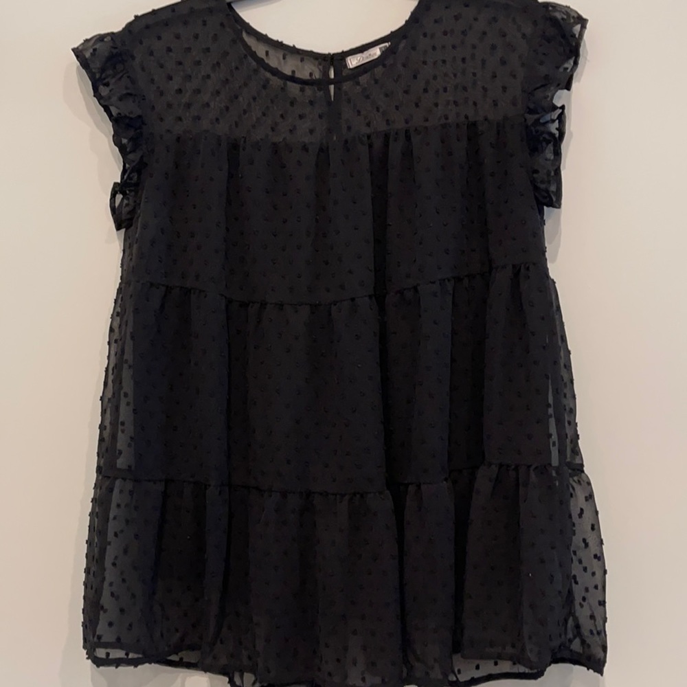 Baby Doll Top⚫️